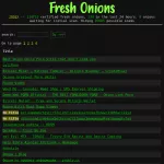 fresh onions